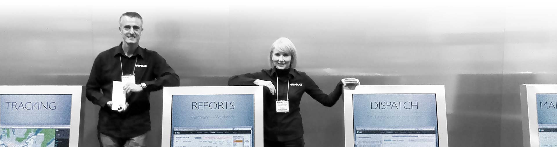 GPS Police at Buildex trade show, Vancouver, BC
